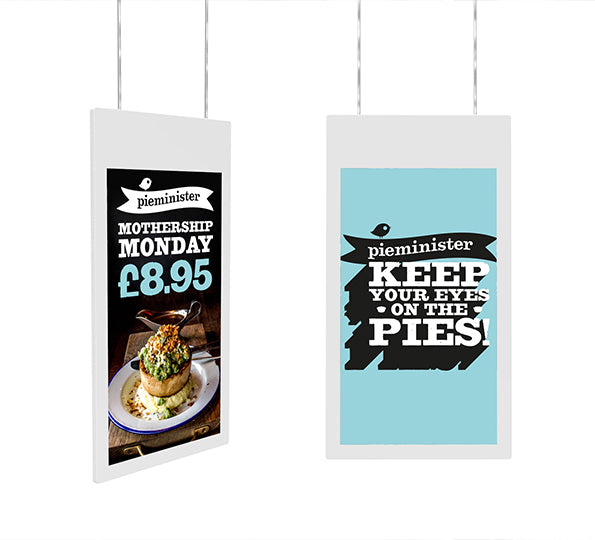 Hanging Double-Sided Window Displays