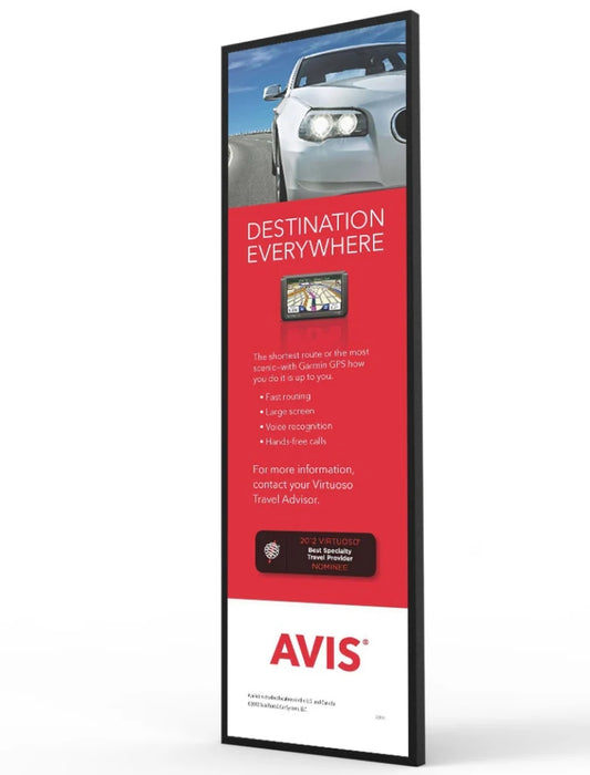Ultra Wide Stretched Bar Displays