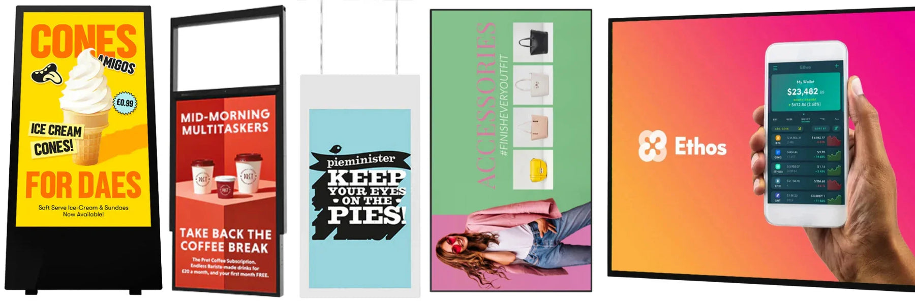 The Best 5 Vertical Display Screens of 2025 for Advertising