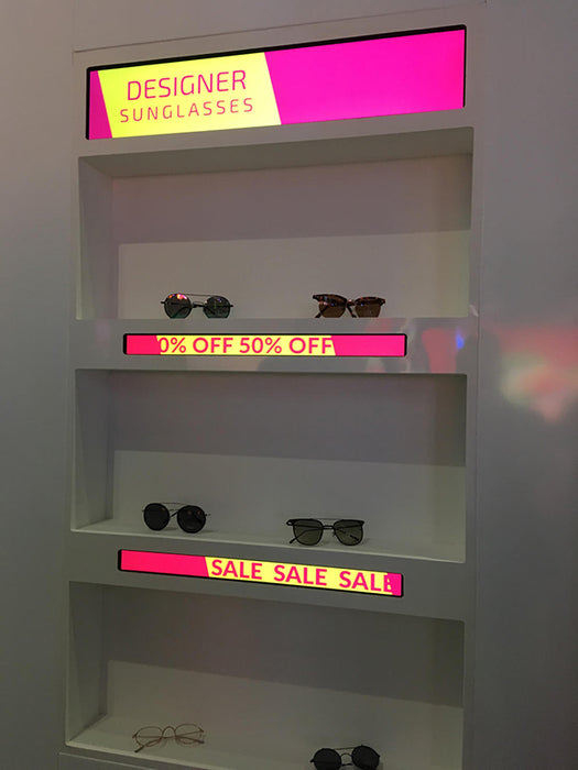 23” Shelf Edge Touch Displays For Advertising