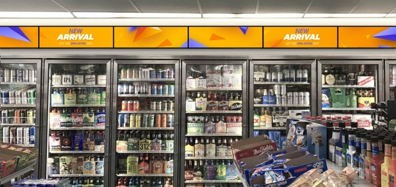 Ultra Wide Stretched Bar Displays