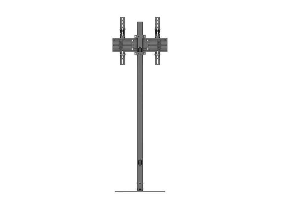 32" - 65" Landscape / Portrait 1.5m Pole Floor Mount Pro Display