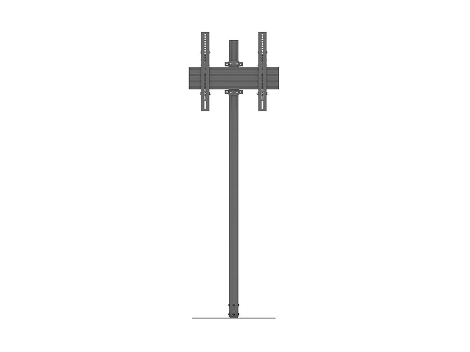 32" - 65" Landscape / Portrait 1.5m Pole Floor Mount Pro Display