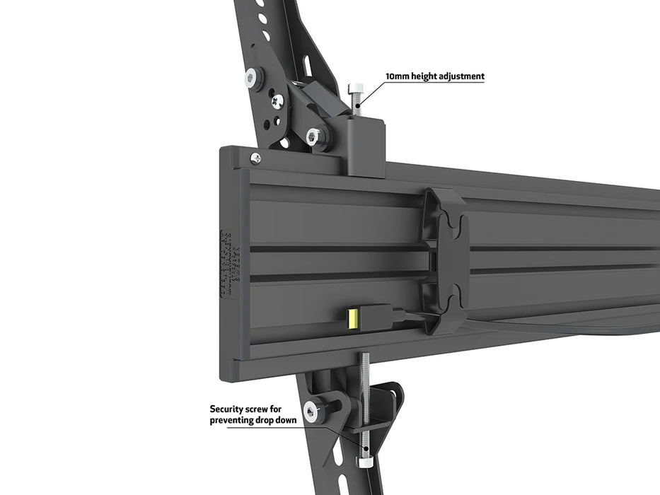 32" - 65" Landscape / Portrait 1.5m Pole Floor Mount Pro Display