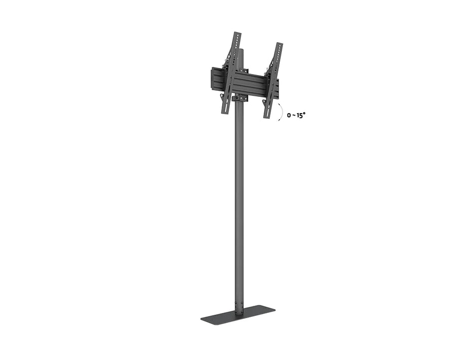 32" - 65" Landscape / Portrait 1.5m Pole Floor Mount Pro Display
