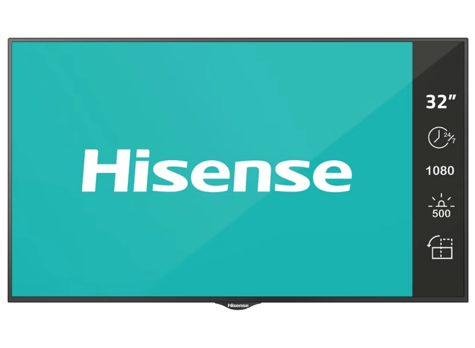 Hisense 32BM66AE 32” Full HD Digital Signage Display - 24/7 Operation