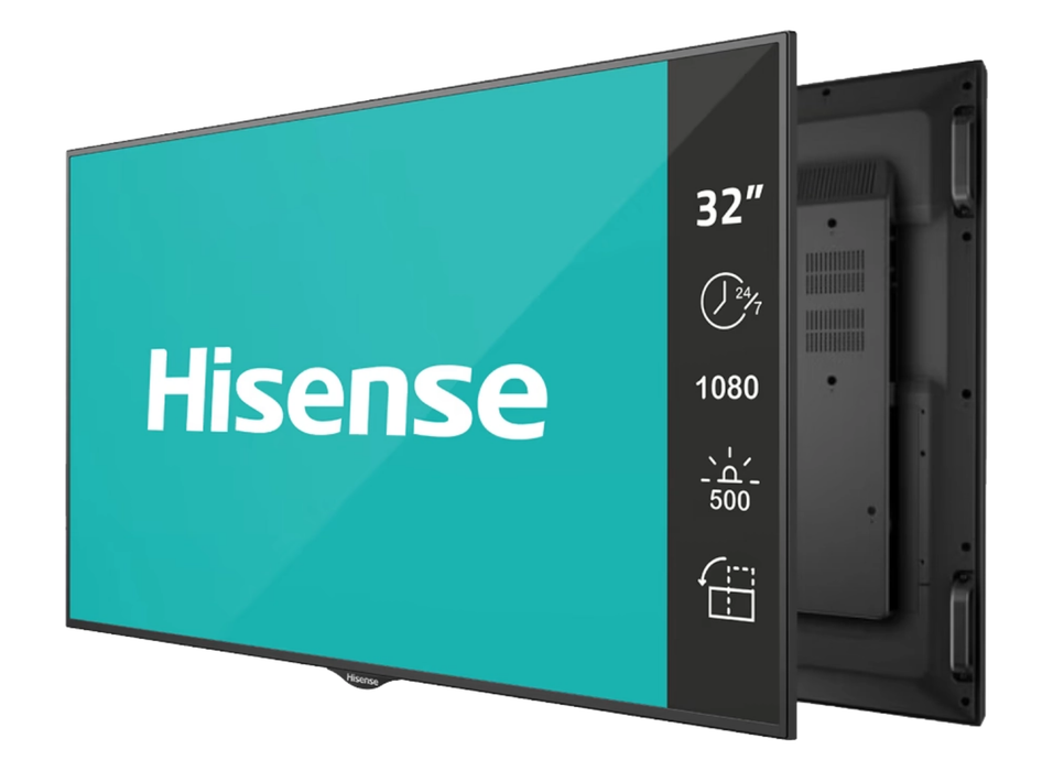 Hisense 32BM66AE 32” Full HD Digital Signage Display - 24/7 Operation