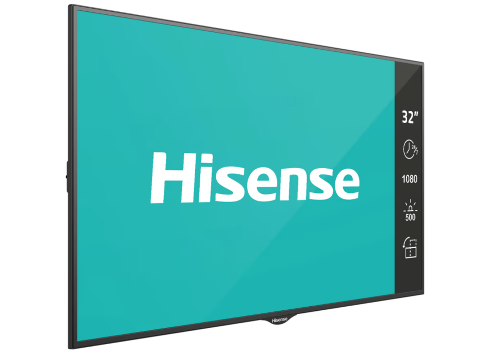 Hisense 32BM66AE 32” Full HD Digital Signage Display - 24/7 Operation