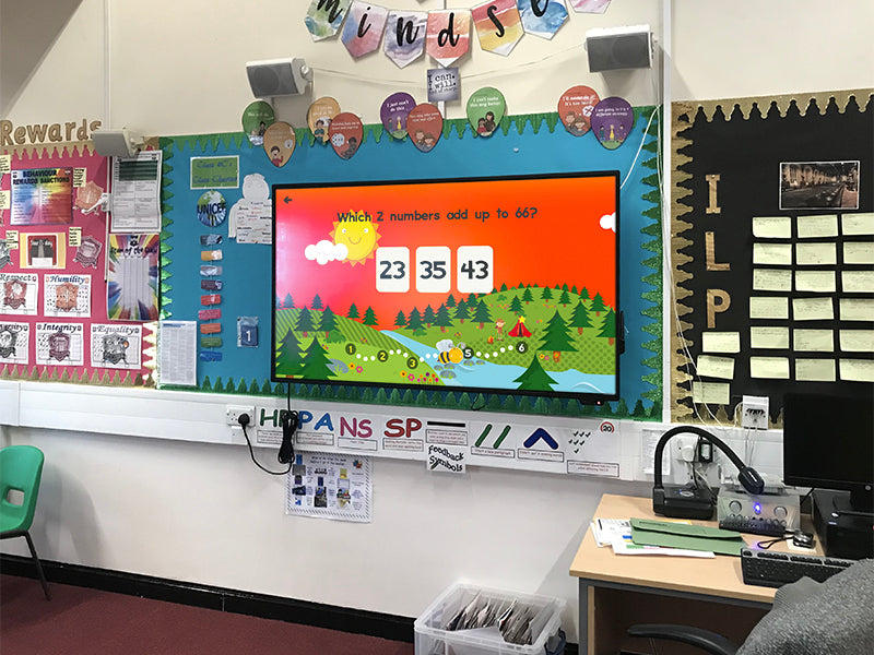 4K Slim Bezel Interactive Touch Displays