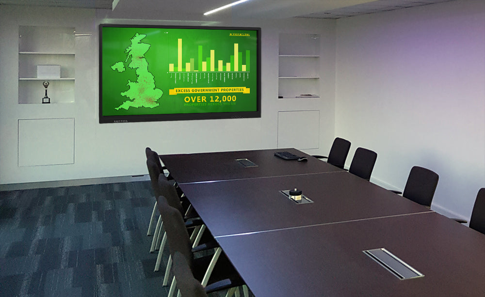 4K Slim Bezel Interactive Touch Displays