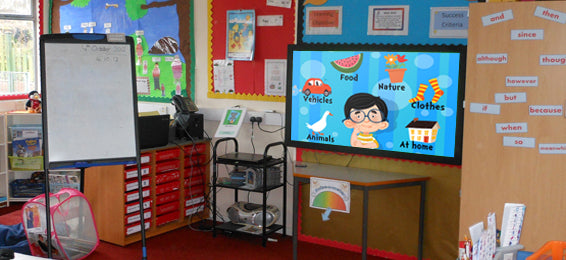4K Slim Bezel Interactive Touch Displays