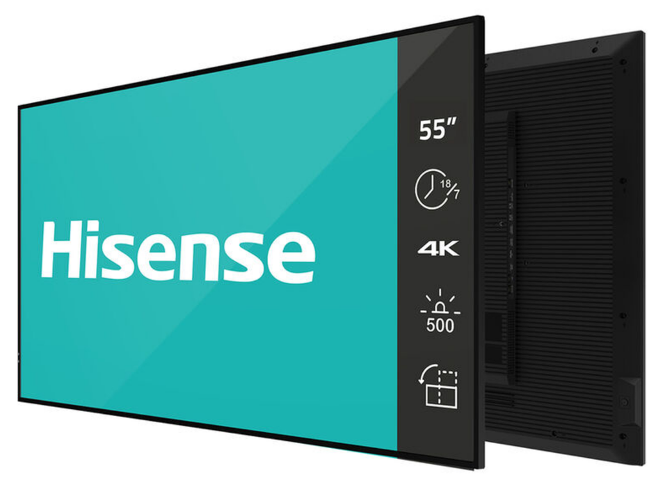 Hisense 55GM50D 55” 4K UHD Digital Signage Display - 18/7 Operation