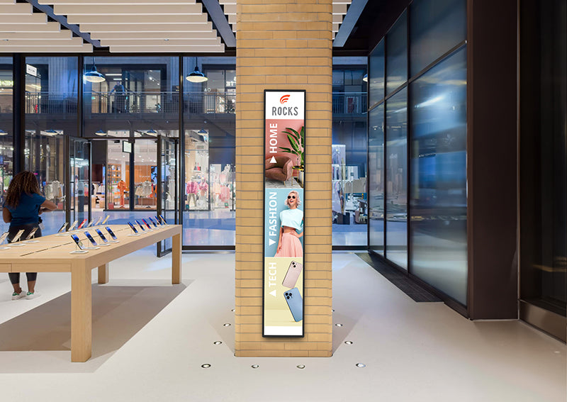 78" Ultra-Wide Stretched Bar Monitors