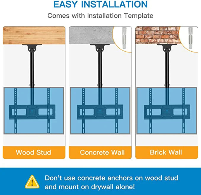 26" - 55" Digital Signage TV Ceiling Bracket