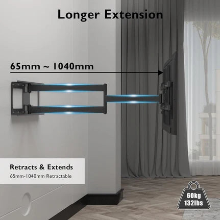 32"-75" BT Extra Long Articulated Arm TV Wall Bracket