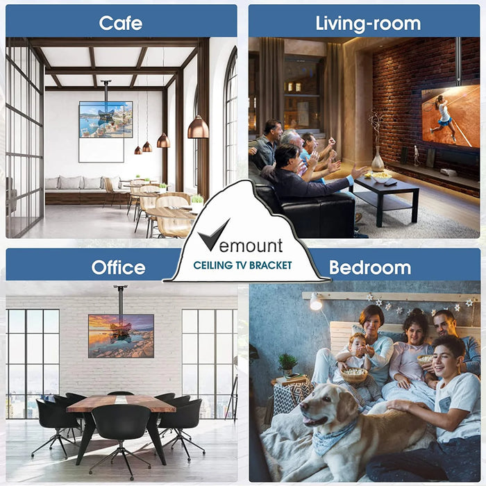 26" - 55" Digital Signage TV Ceiling Bracket