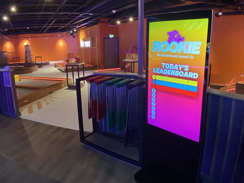 Freestanding Digital Posters - Android Totem Displays
