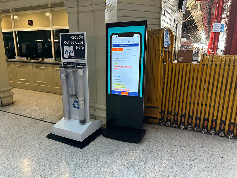 Freestanding Digital Posters - Android Totem Displays