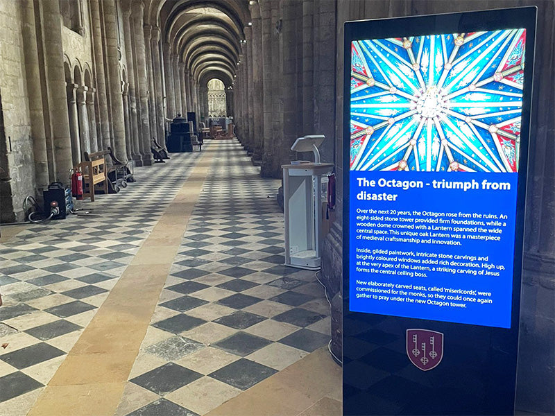 Freestanding Digital Posters - Android Totem Displays