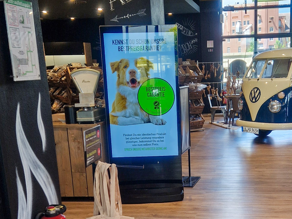 Freestanding Digital Posters - Android Totem Displays