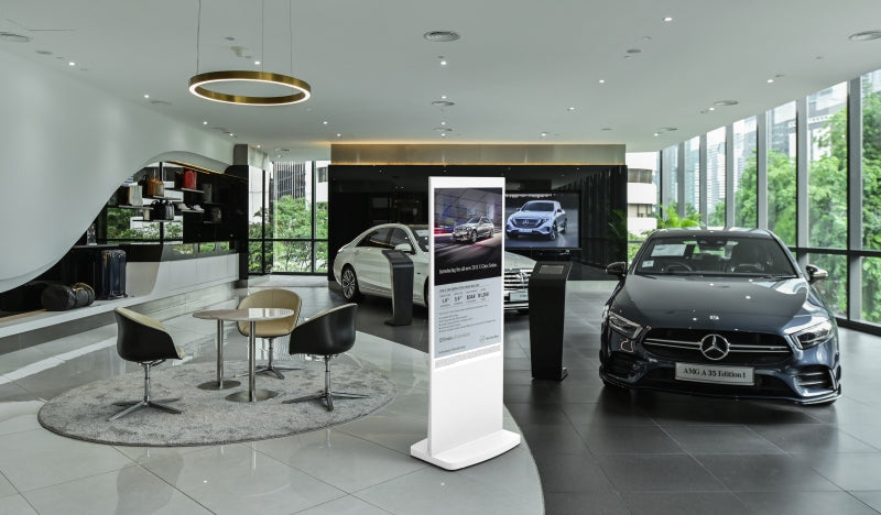 Freestanding Digital Posters - Android Totem Displays