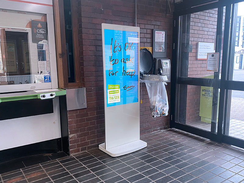 Freestanding Digital Posters - Android Totem Displays