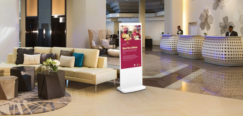 Freestanding Digital Posters - Android Totem Displays