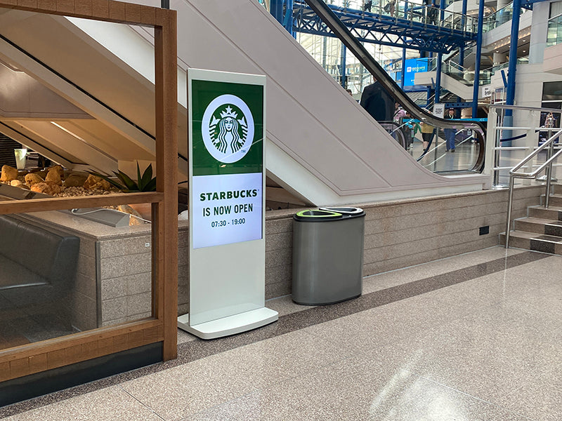 Freestanding Digital Posters - Android Totem Displays