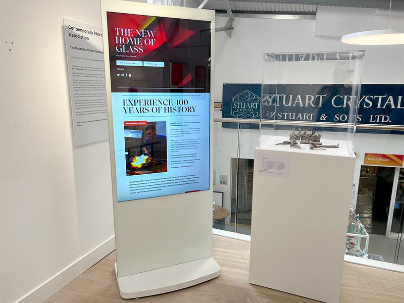 Freestanding Digital Posters - Android Totem Displays
