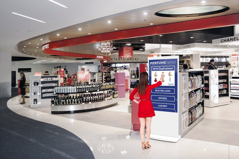 Freestanding PCAP Touch Screen Posters