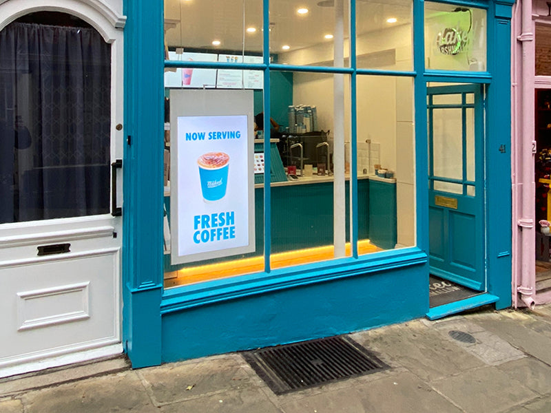 Hanging Double-Sided Window Displays