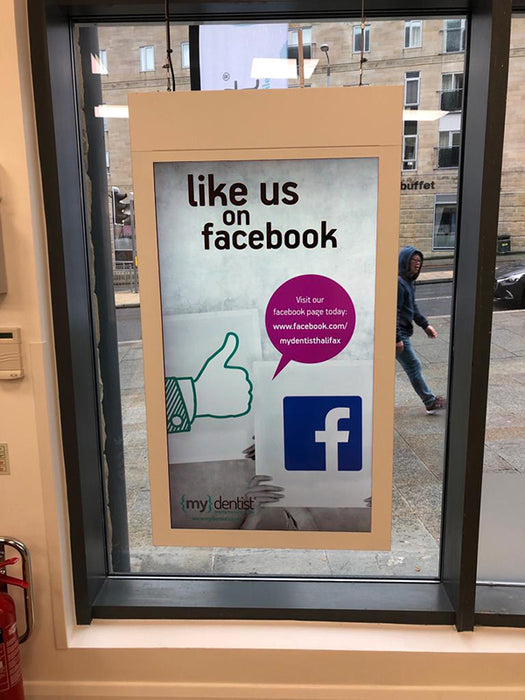 Hanging Double-Sided Window Displays