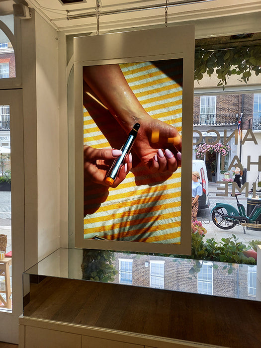 Hanging Double-Sided Window Displays
