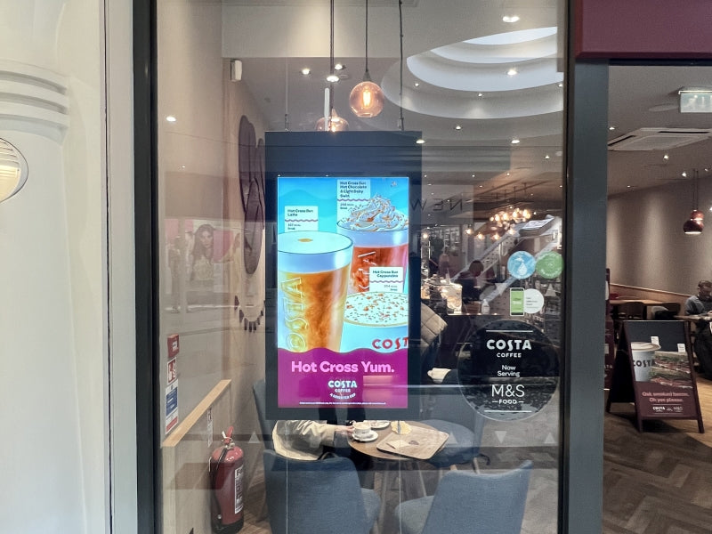 Hanging Double-Sided Window Displays