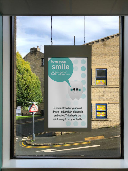Hanging Double-Sided Window Displays