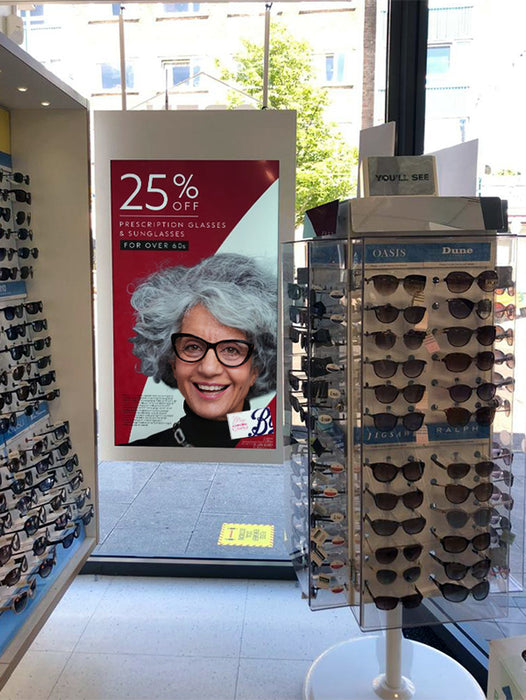 Hanging Double-Sided Window Displays