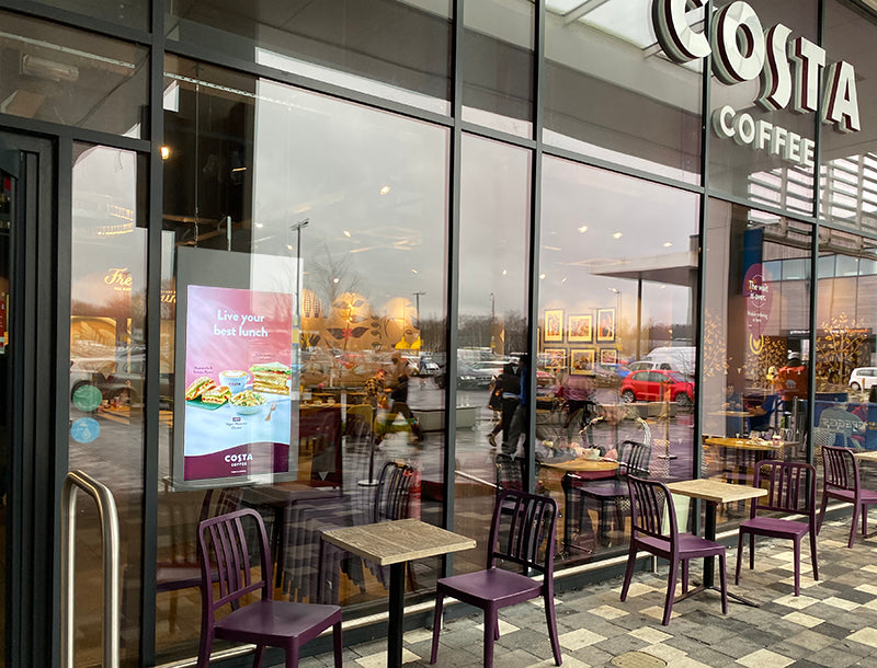 Hanging Double-Sided Window Displays