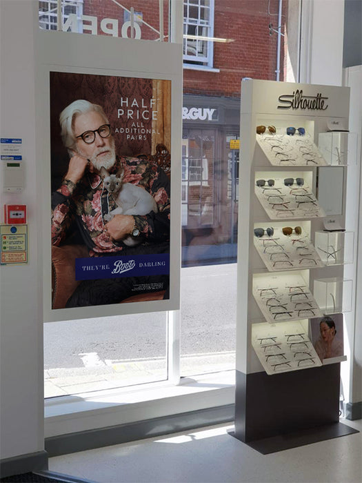 Hanging Double-Sided Window Displays