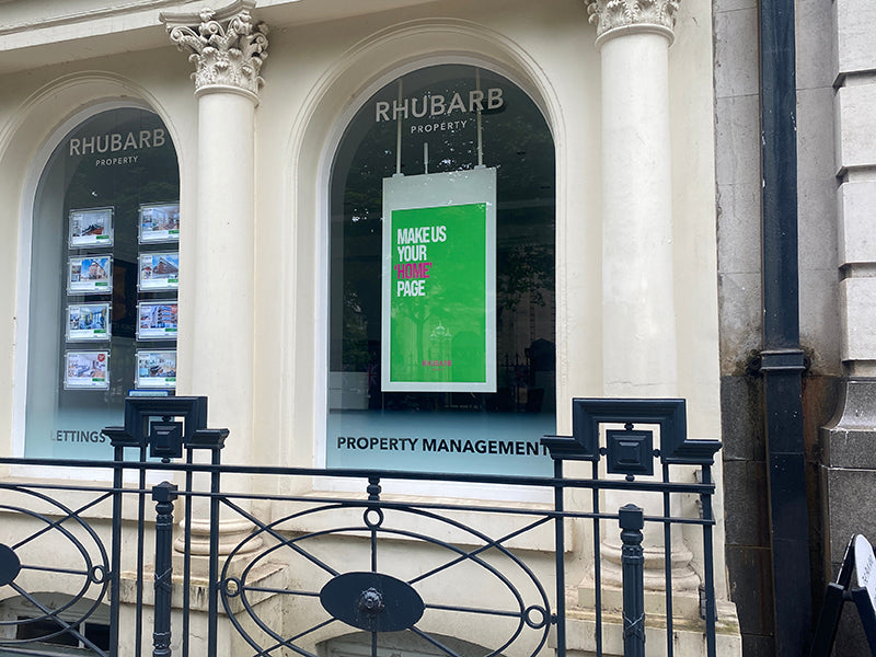 Hanging Double-Sided Window Displays
