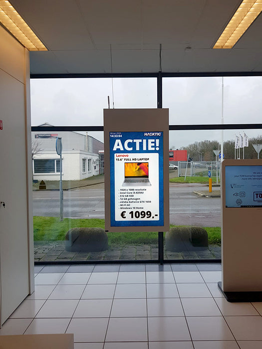 Hanging Double-Sided Window Displays