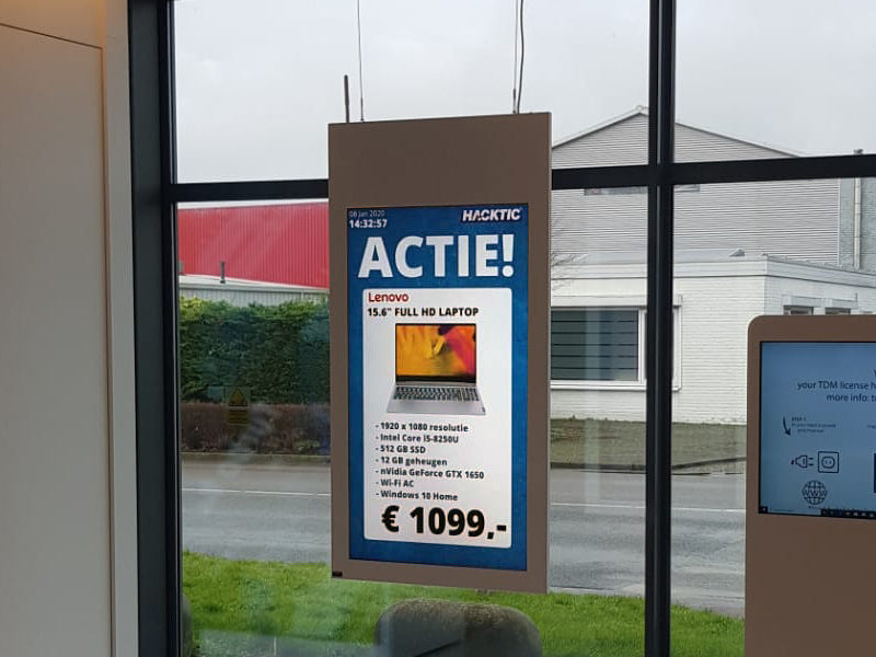 Hanging Double-Sided Window Displays