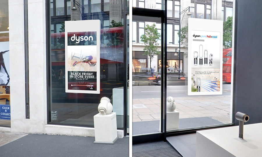 Hanging Double-Sided Window Displays