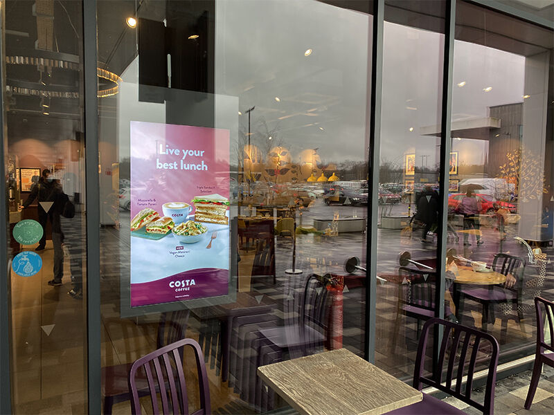 Hanging Double-Sided Window Displays