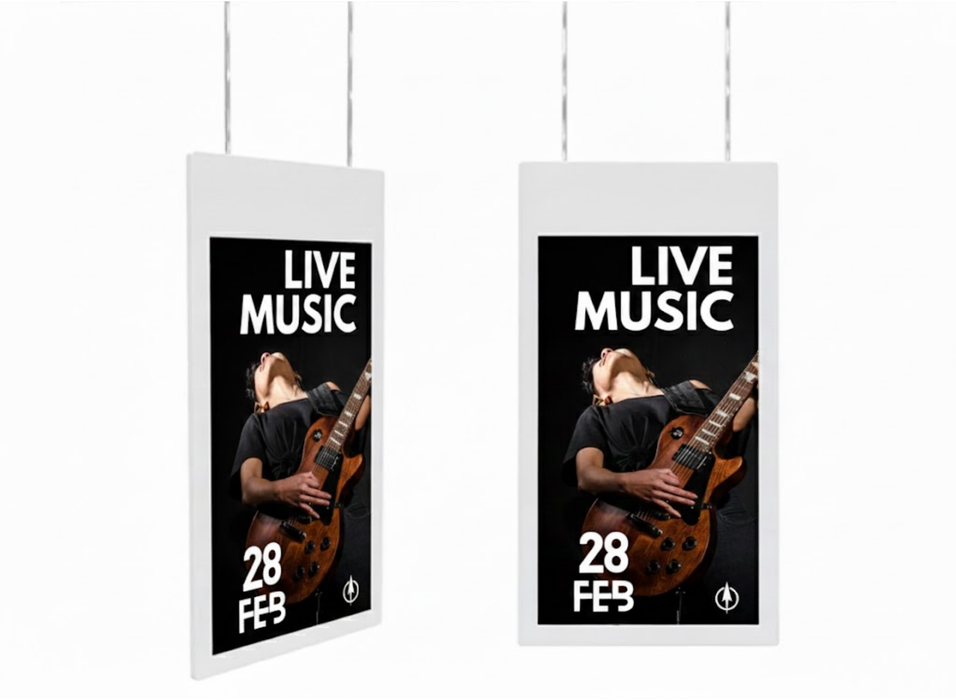 Hanging Double-Sided Window Displays