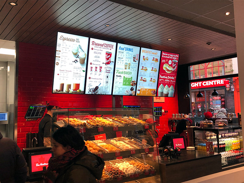 High Vibrance Android Advertising Displays