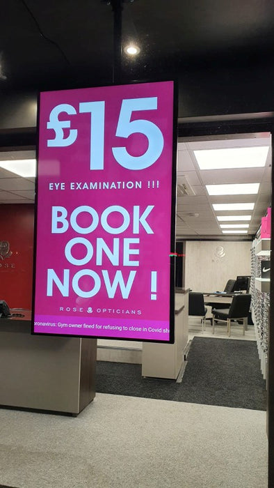 High Vibrance Android Advertising Displays