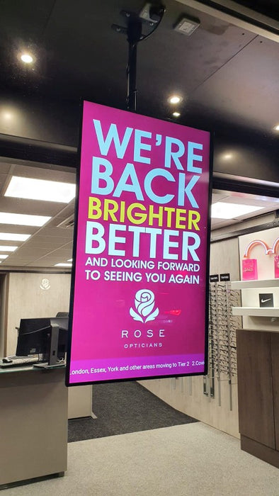 High Vibrance Android Advertising Displays