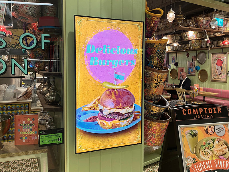 High Vibrance Android Advertising Displays