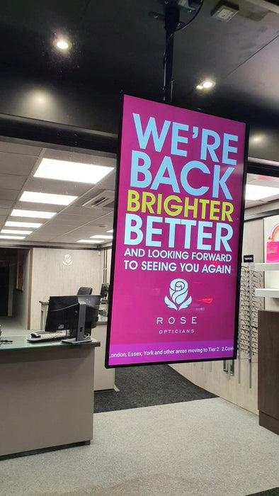 High Vibrance Android Advertising Displays