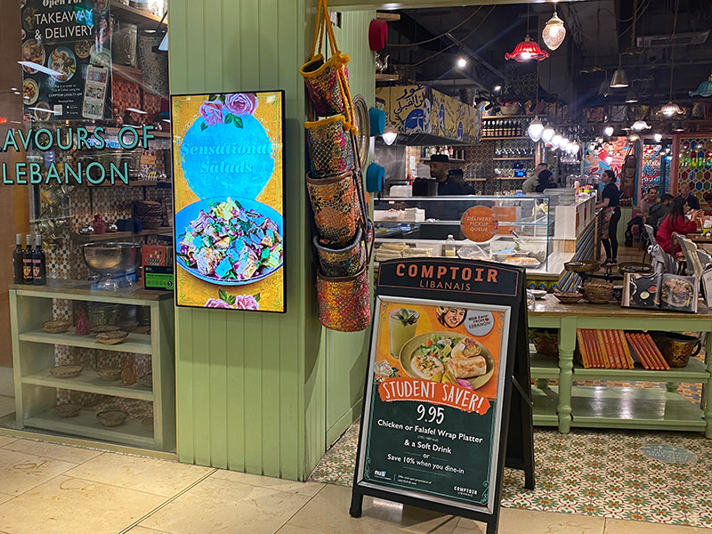 High Vibrance Android Advertising Displays